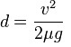 braking equation